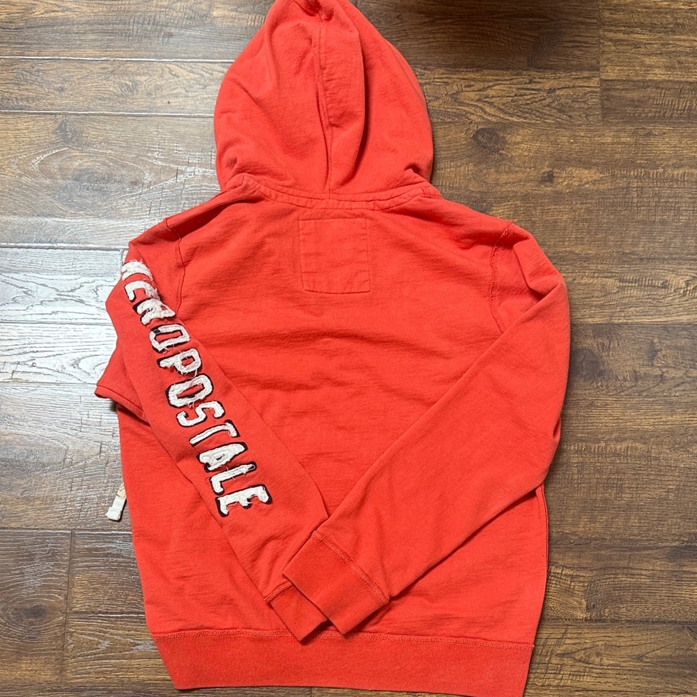 Aeropostale Vintage Y2K Red Men's Hoodie lg - Picture 4 of 4